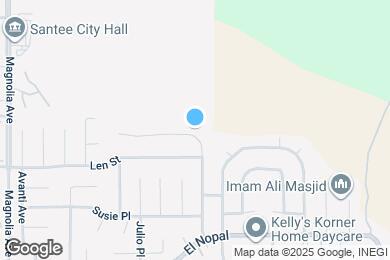 Map image of the property - 10431 Santana St