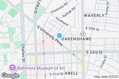 Map image of the property - 1 E University Pkwy