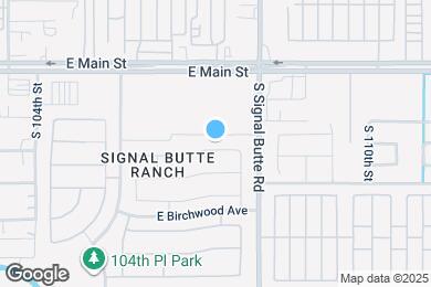 Map image of the property - 10718 E Arbor Ave