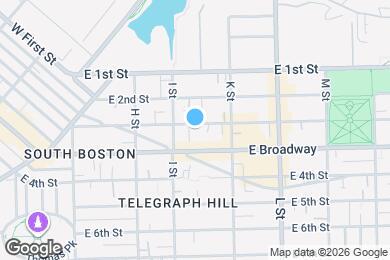 Map image of the property - 519 E 3rd St