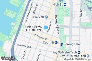 Map image of the property - 45 Monroe Pl