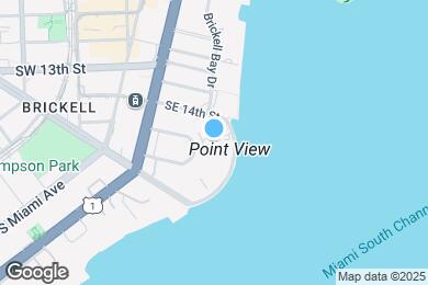 Map image of the property - 1408 Brickell Bay Dr