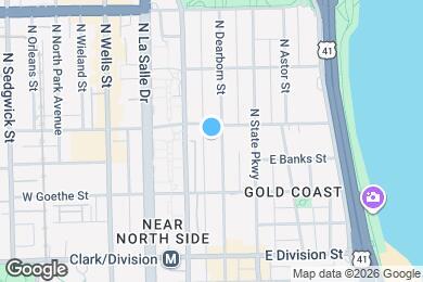 Map image of the property - 1354 N Dearborn St