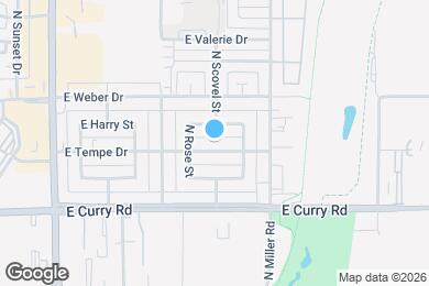 Map image of the property - 1156 E Tempe Dr