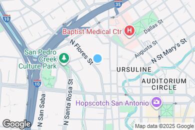 Map image of the property - 620 N Flores St