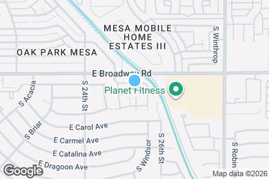 Map image of the property - 2455 E Broadway Rd