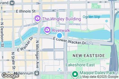 Map image of the property - 243 E Wacker Dr
