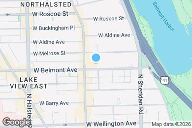 Map image of the property - 534 1/2 W Belmont Ave
