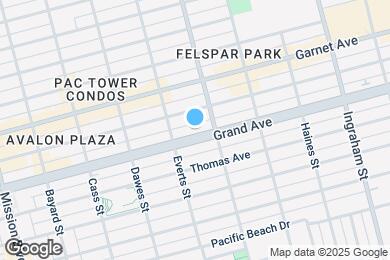 Map image of the property - 1246 Grand Ave