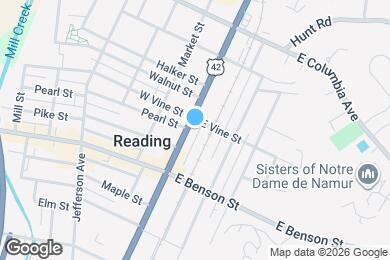 Map image of the property - 9102 Reading Rd