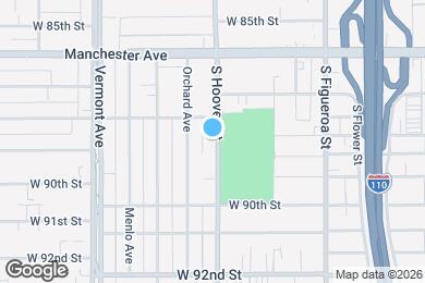 Map image of the property - 8825 1/2 S Hoover St