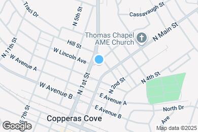 Map image of the property - 505 Hackberry St