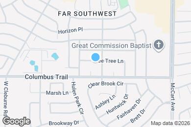 Map image of the property - 3805 Bee Tree Ln