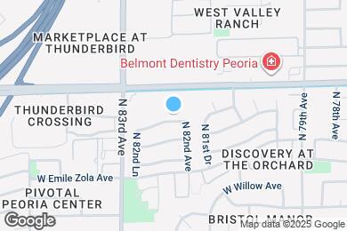 Map image of the property - 8222 W Voltaire Ave