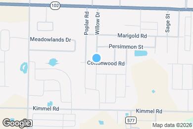 Map image of the property - 430 Willow Dr
