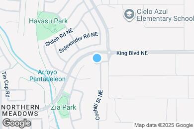 Map image of the property - 3357 Cochiti St NE