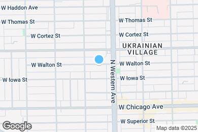 Map image of the property - 2437 W Walton St