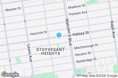 Map image of the property - 588 Halsey St