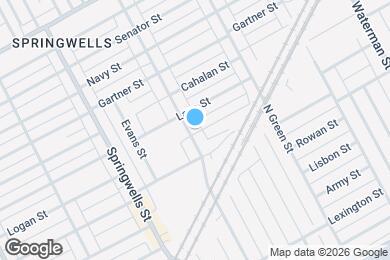 Map image of the property - 1600 Central St