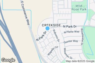 Map image of the property - 3301 N Park Dr