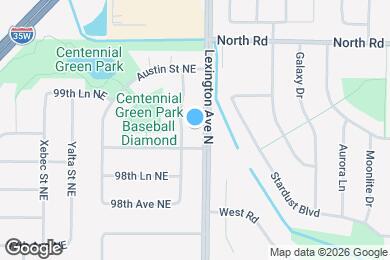 Map image of the property - 9931 Cord St NE