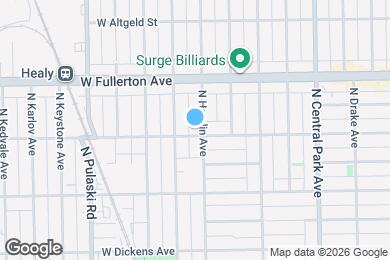 Map image of the property - 2302 N Hamlin Ave