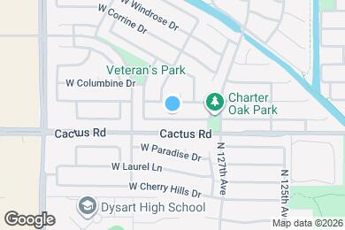 Map image of the property - 12742 W Charter Oak Rd