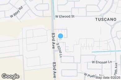 Map image of the property - 8237 W Albeniz Pl