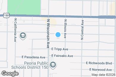 Map image of the property - 723 E Wilson Ave