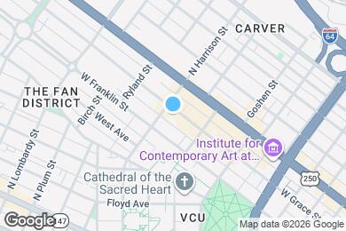 Map image of the property - 929 W Grace St
