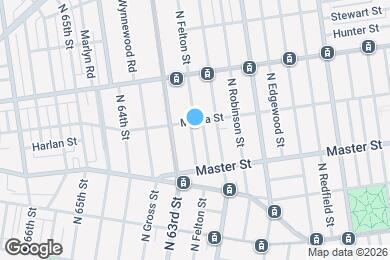 Map image of the property - 1461 N Felton St