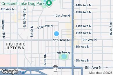 Map image of the property - 525 9th Ave N