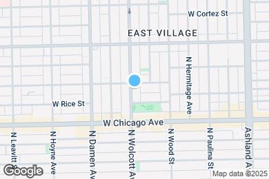 Map image of the property - 853 N Wolcott Ave