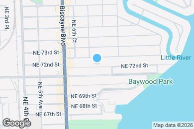 Map image of the property - 735 NE 72nd St