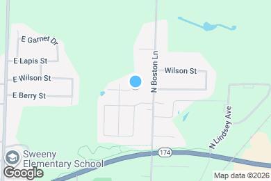 Map image of the property - 516 E Denton Cir