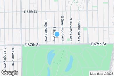 Map image of the property - 6635 S Ellis Ave