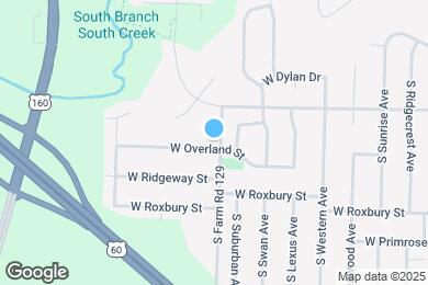 Map image of the property - 3705 W Overland St