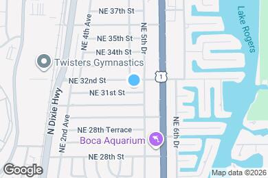 Map image of the property - 467 NE 31st St