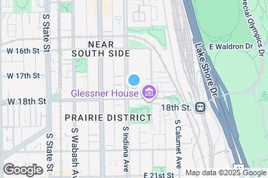 Map image of the property - 1727 S Indiana Ave