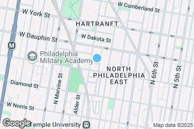 Map image of the property - 2214 N Delhi St