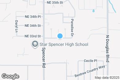 Map image of the property - 8604 NE 33rd St