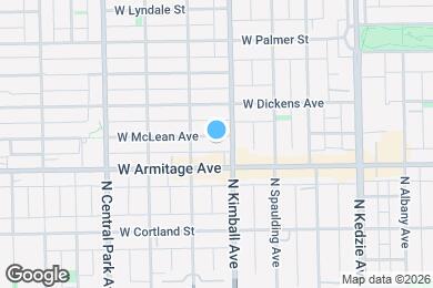Map image of the property - 3415 W McLean Ave