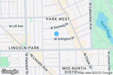 Map image of the property - 606 W Arlington Pl