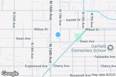 Map image of the property - 714 N 15th Ave