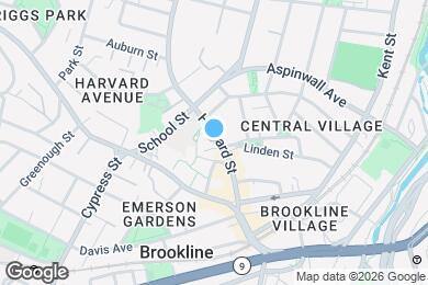 Map image of the property - 54 Harvard St