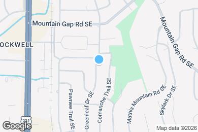 Map image of the property - 12003 Greenleaf Dr SE