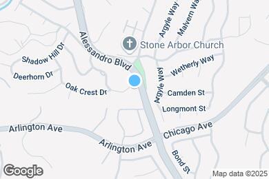 Map image of the property - 2128 Oak Crest Dr