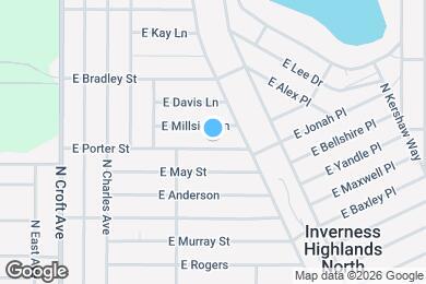 Map image of the property - 3257 E Porter St