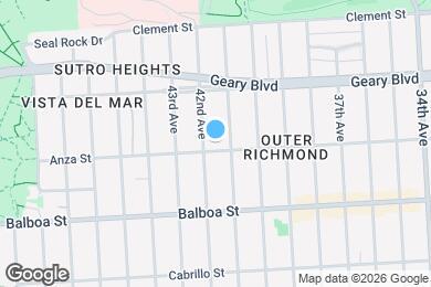 Map image of the property - 5032 Anza St