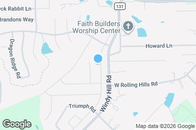 Map image of the property - 535 Twisted Oaks Ln